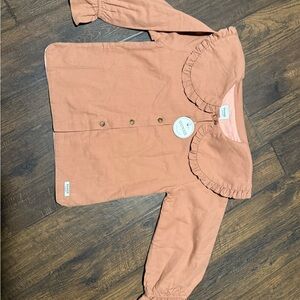 Donsje Amsterdam Children’s Bloem Blouse in Autumn Clay